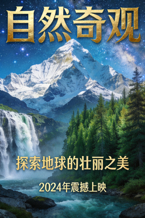 纪录片《自然奇观》海报，展现壮丽自然风光